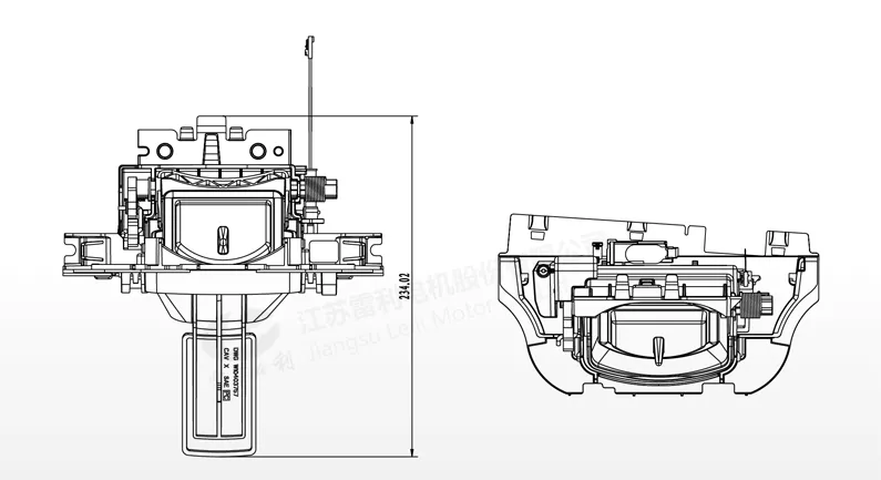 Mechanical Dimensions for Ice Water Dispenser